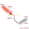 F26C 75x21mm Laminating Bubble Roller Aluminum Alloy Fiberglass Paddle Roller Bubble Roller Tool Comfortable Handling Tool