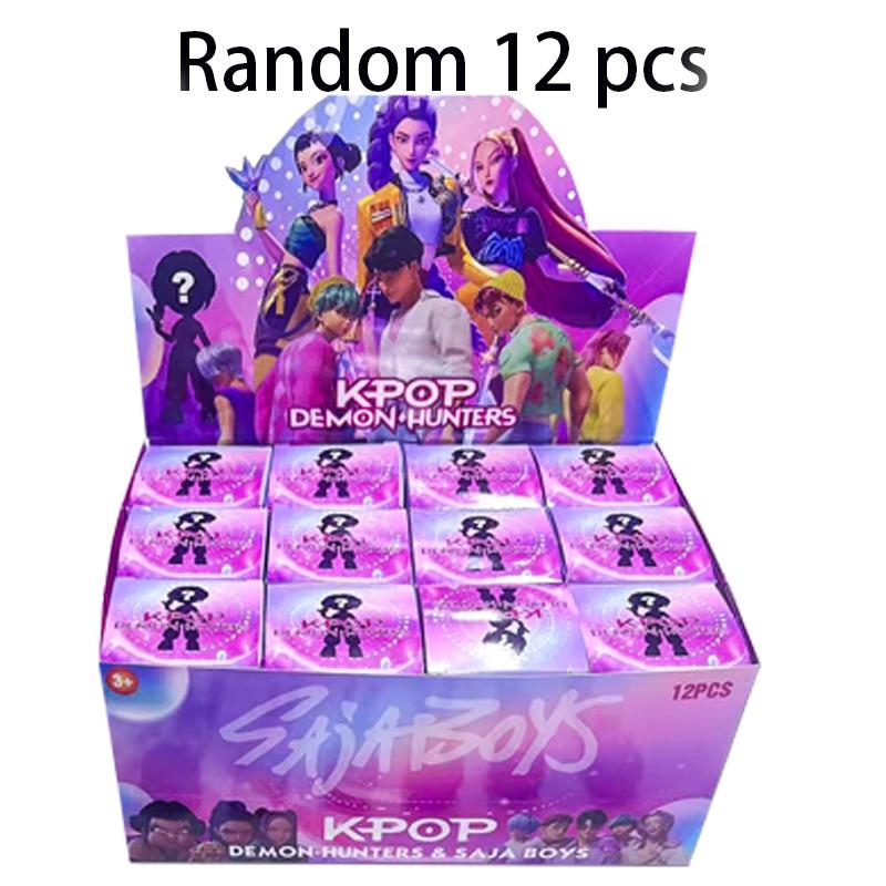 KPop Demon Hunters Blind Box HUNTRIX SAJA BOYS RUMI MIRA ZOEY Derpy Tiger Action Figure Model Doll Toy Mystery Decor Gift
