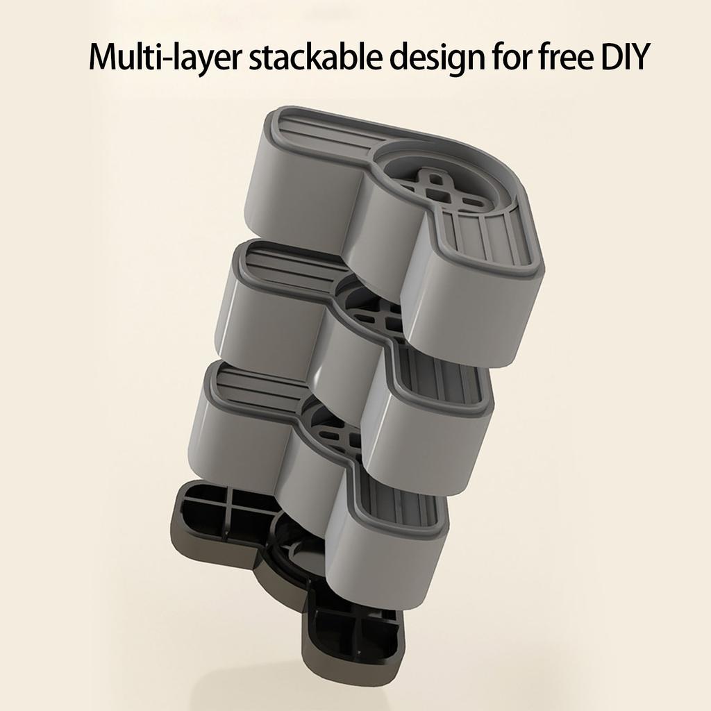 4Pieces Nonslip Plastic Pads for Washers and Appliances to Minimizing Vibration and Protect Surfaces from Damage