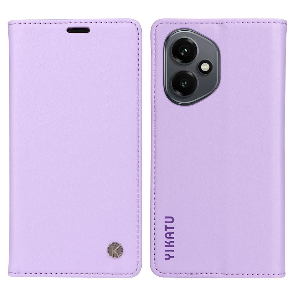 For Honor 400 5G (Global) Phone Cases YIKATU Magnetic Closure PU Leather Mobile Cover