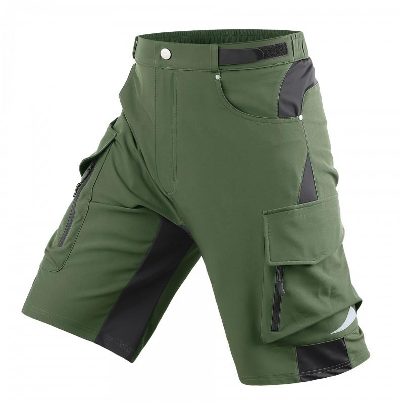 Herren Fahrradshorts Atmungsaktiv Schnelltrocknend Mountainbike Reithosen Outdoor Sport