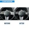 For Subaru Legacy 2010-2014 Real Carbon Fiber Car  Button Switch Panel Cover Trim Sticker Car Interior Accessories