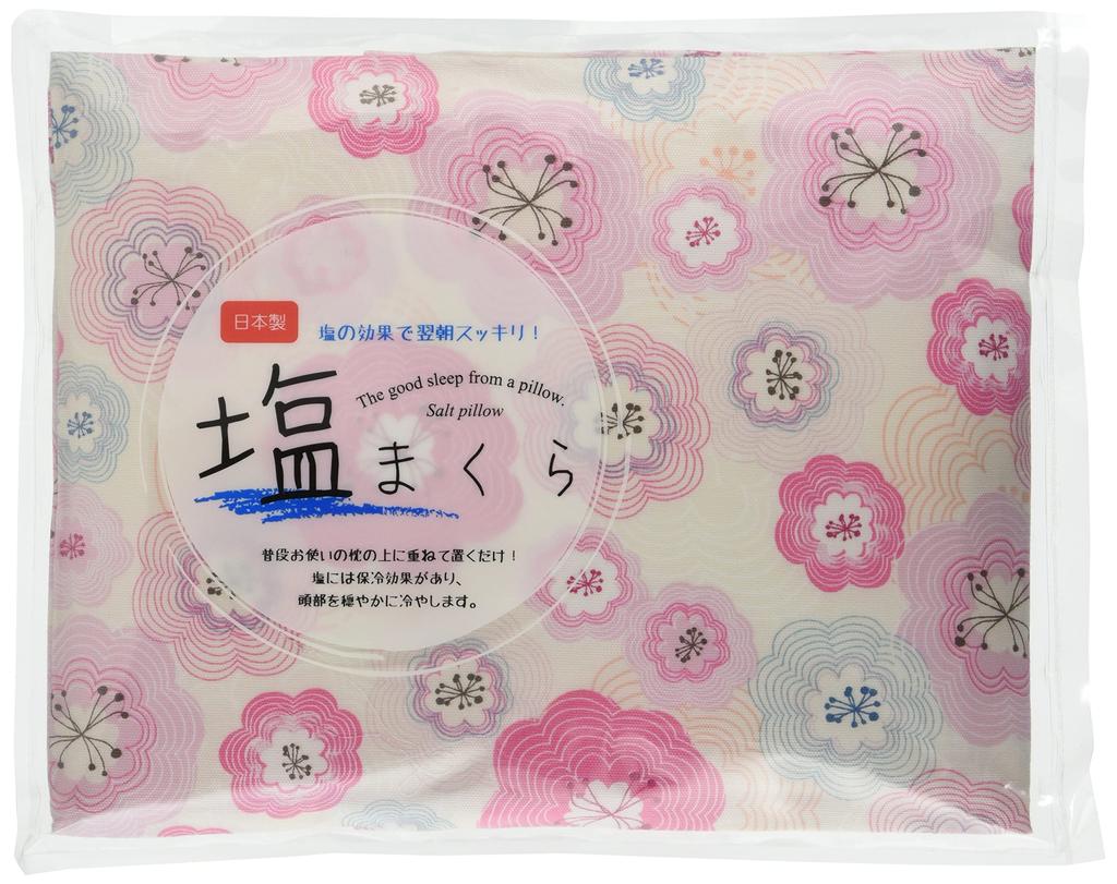 Koji Company Salt Pillow Ondine 30cm X 20cm Made In Japan Floral Pink 140102
