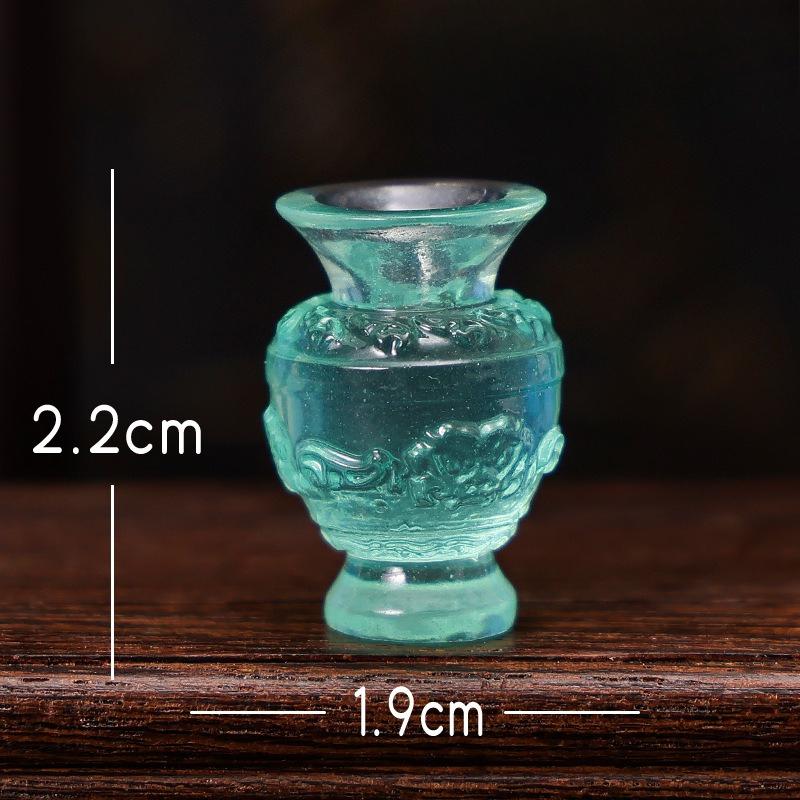 Micro-landscape Ornaments, Luminous Simulation Bronze Wares, Car Garden Landscaping Resin Craft Decorative Small Ornaments