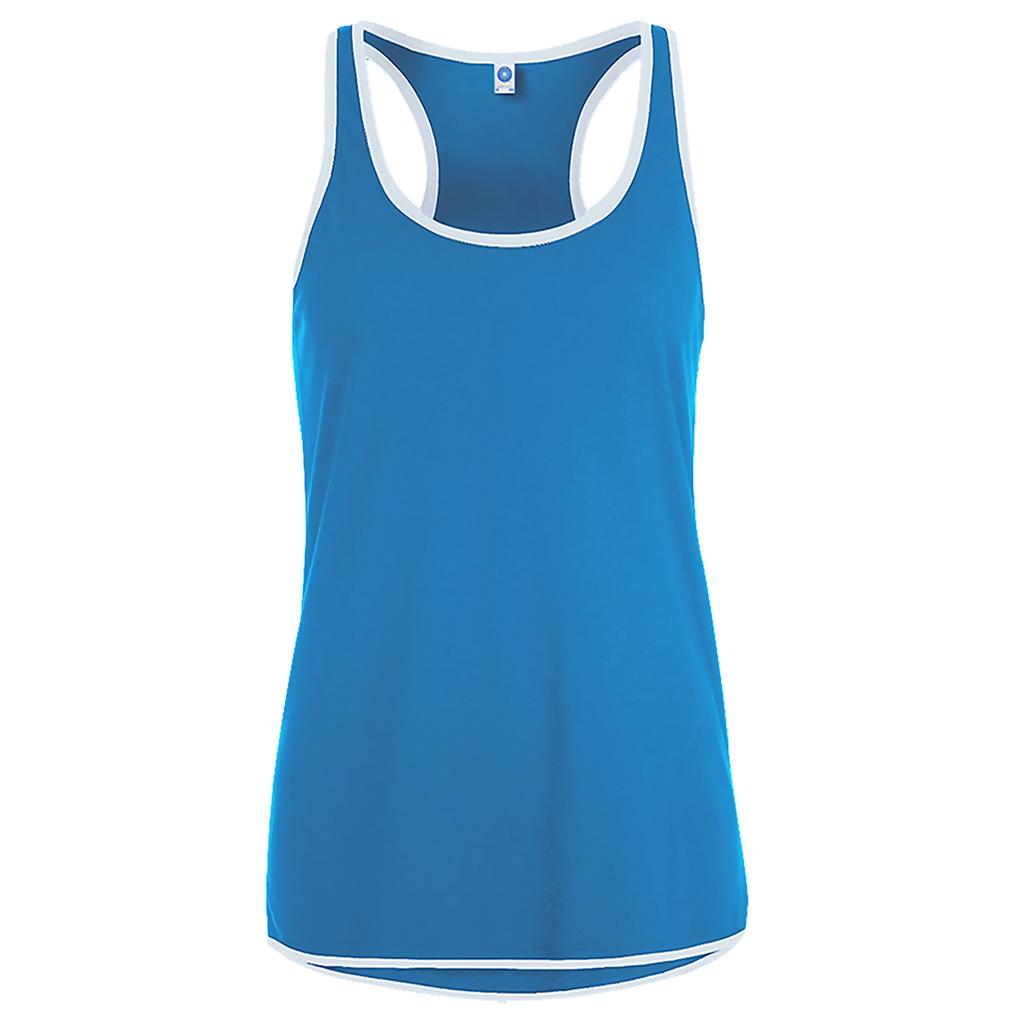 Starworld Womens/Ladies Contrast Sports Vest Top