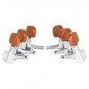 Fully Enclosed Guitar Tuning Pegs with Precisions Gear System for Electric and Acoustic Guitars Dustproof Design