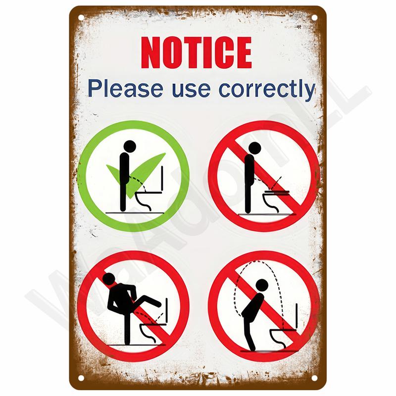 Retro Metal Sign Wall Art Mural Aesthetic Room Home Decor Items Poster Vintage Metal Plate Garage Decoration Tin Sign Plates Bar