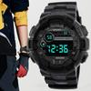 Junior High School Students Boys Children Trend Youth Watch Black Technology Waterproof and Drop-proof Luminous Sports Electronic Watch