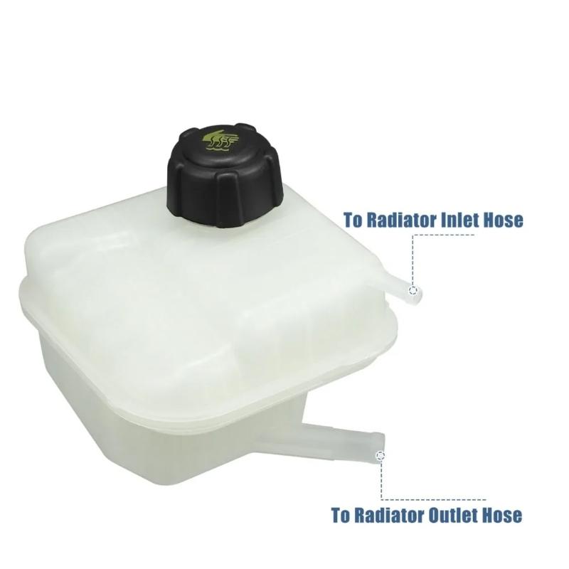 Plastic Overflow Reservoir Cooling Water Tank Car Engine Coolant Expansion Pot with Cover for 2007-2013 Enduring