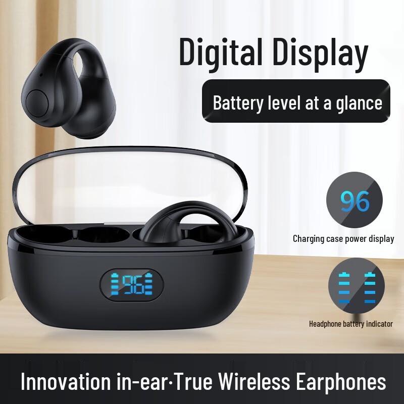 Sayrelances Wireless Bluetooth Semi-In-Ear Headset
