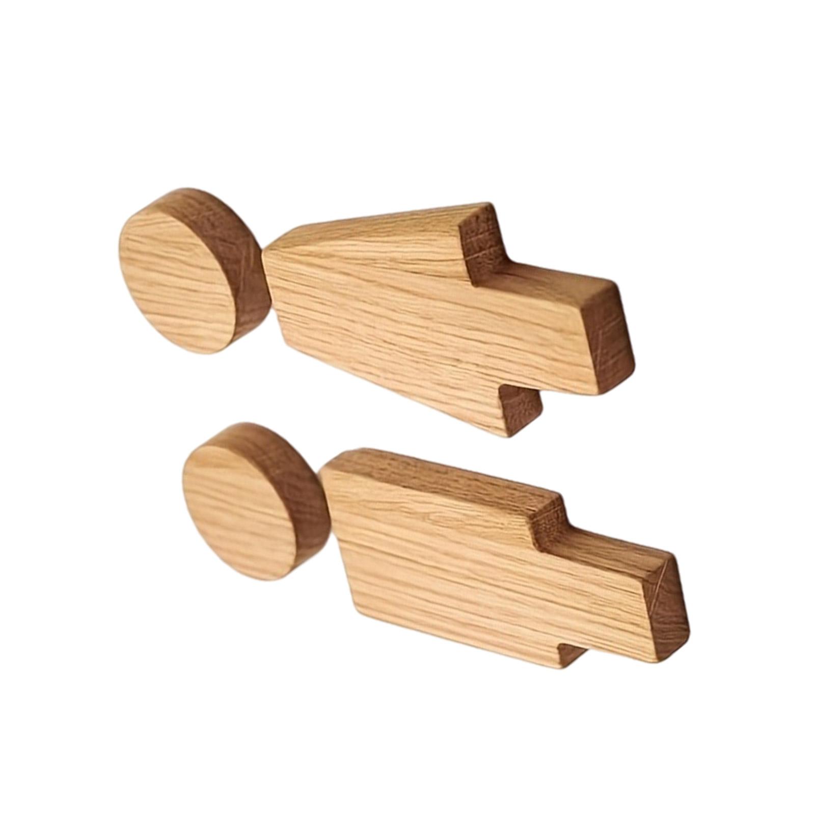 

Набор деревянных знаков для туалета, мужской и женский знак для ванной комнаты, таблички на дверь туалета, настенные декорации для туалета бежевый