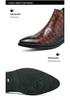Men's Korean Style Pointed Toe High Top Leather Boots with Zipper - Autumn/Winter Collection