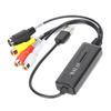Video Catch Card USB2.0 Video Catch Adapter Cable Digital Converter Compatible with Win10 8 7