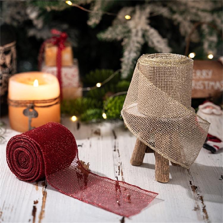 Storage Friendly Cloth Ribbon Spool Designed For Crafting Custom Party Decorations And Seasonal Displays Styling