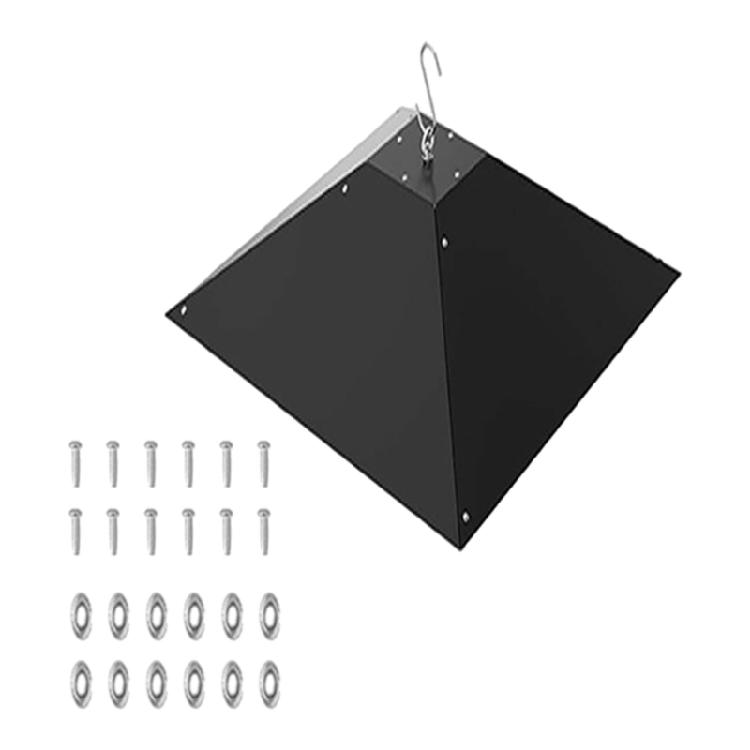 Squirrel Proof Hanging Baffle For Bird Feeders Metal Easy Installation Gadget For Outdoor Use