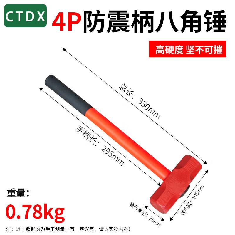 CTDX Heavy-Duty High-Carbon Steel Sledgehammer