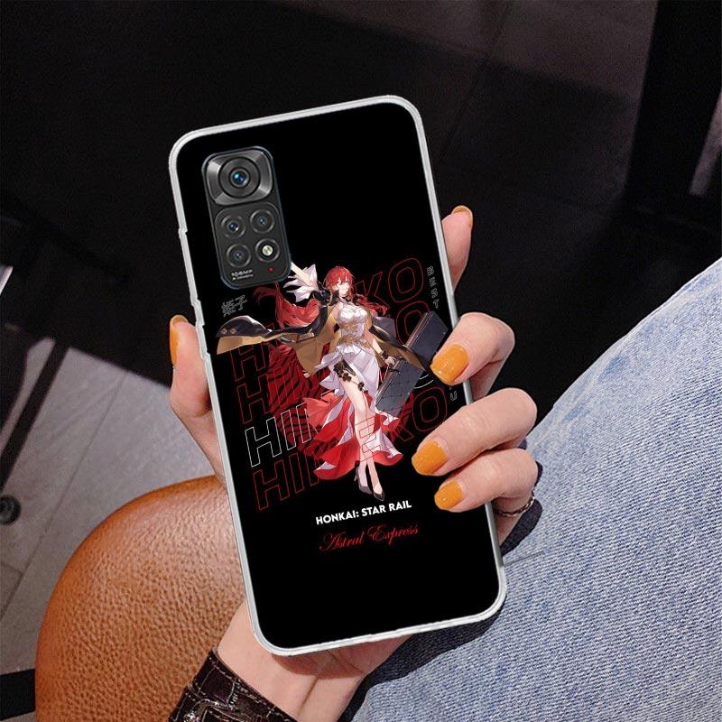 Honkai Star Rail Himeko Phnoe Case for Phnoe Case for Xiaomi Redmi Note 15 14 14S 13 Pro Plus 12 12S 11S 11E 10S 10 11T 5G Uniqu