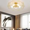 American Vintage Led Ceiling Lamp for Kitchen Living Room Bedroom Balcony Decorative Metal Chandelier Ceiling Lighting Furniture