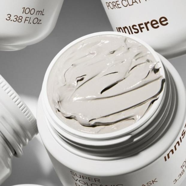 Innisfree Super Volcanic Pore Clay Mask 2X 100ml | Deep Cleansing & Sebum Control