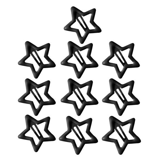 10Pcs Girl Hairpin Versatile Star-Shaped BB Clips Macaron Color Small Hair Pins Stable Hold Hair Accessories