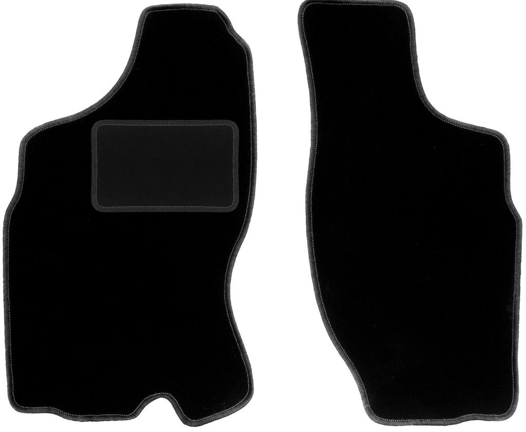 Tappetini anteriori neri per: Nissan Terrano II SUV (1993-2005)