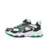 Kids Comfortable Fashion Slip-Resistant Durable Low-Top Casual Shoes Kids Shoes Black Green 405292L-BKW