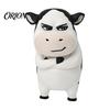 Cow Desk Accessory 3D Printed Dairy Figurine, Cartoon Cattle Statue for Decor, Collectible Figure Mini Sculpture Home Office, Gift Animal Lovers