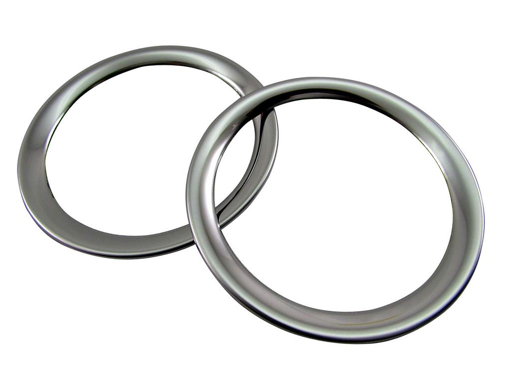 BRIGHTZ DA17V Super Mirror Stainless Steel Plated Air Conditioning Ring, 2 PC [INT-ETC-276] DA