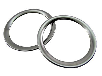BRIGHTZ DA17V Super Mirror Stainless Steel Plated Air Conditioning Ring, 2 PC [INT-ETC-276] DA