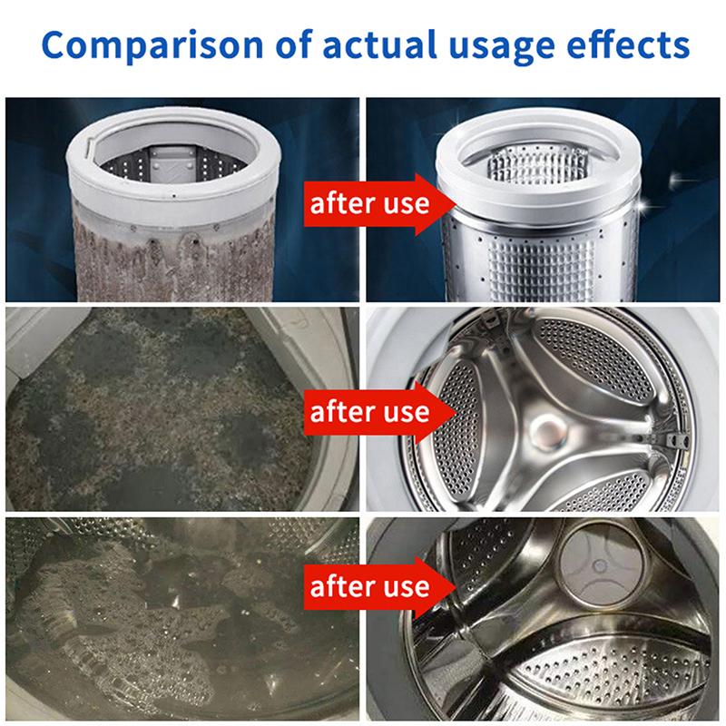 12PCS Washer Cleaning Tablets Multi-Model Suitability Deep Cleanse for Top Load and Front Load Machines