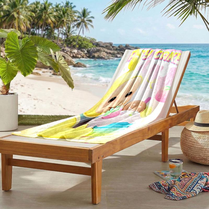 Teletubbies Fashion Beach Towel: Ideal for Summer Adventures Soft, absorbent and quick drying suitable for swimming and bathing