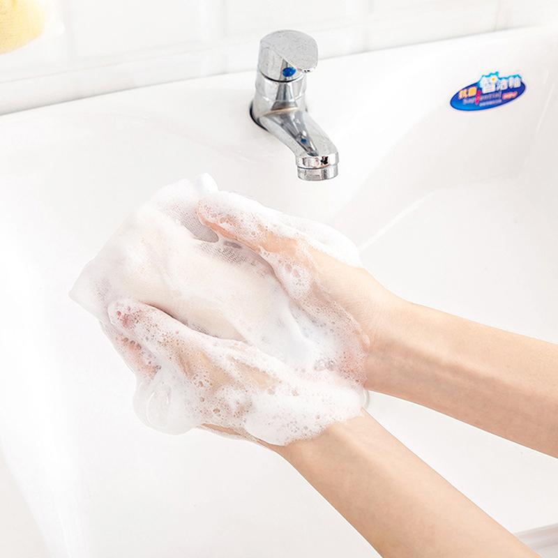 

5 шт./набор Мешок для хранения мыла Быстрое вспенивание Дизайн со шнурком Нескользящий Портативный Ручной работы Сетка для вспенивания мыла Для мочалки United States