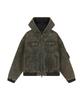 ADSB ANDERSSON BELL Milly Washed Hoodie Jacket (Khaki)