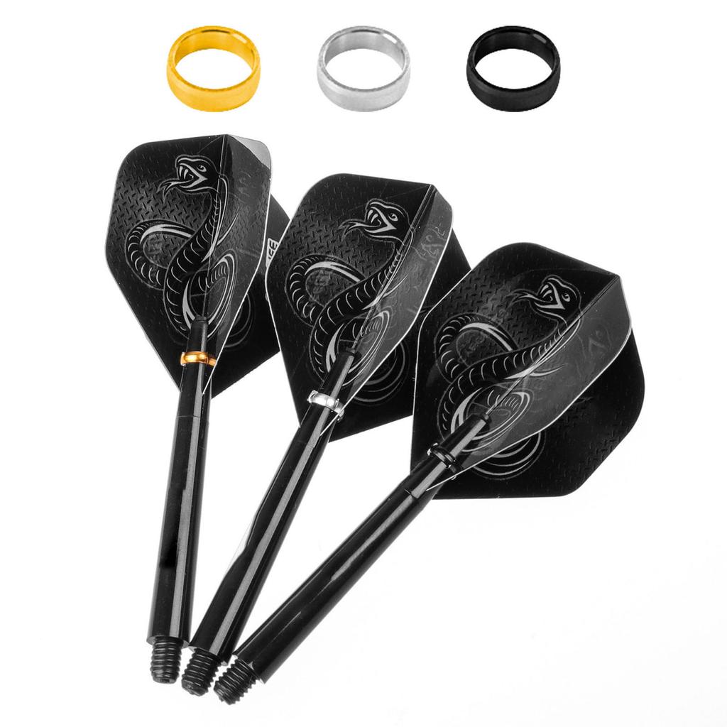 6Pcs Dart Flight Wing Savers Protectors Aluminum Alloy Dart Wing Corrector Dart Shaft Protector Dart Flights Rings Set