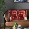 Gordon Ramsay 2 Stück Quadratische Kissenhülle Kissenbezug Kissen Reißverschluss Dekorativ Komfort Überwurf Kissen für Zuhause Schlafzimmer