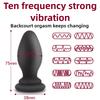 Anal Vibrator With Fox Tail Dildo Anal Plug Remote Control Anus Dilator For Women Adult Cosplay Accessories Vibrating Butt Plug