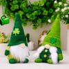 Patrick Day Gnome Decorations Handmade Gnome Ornament, Handmade Gnome Gift for Kid Adult Patrick Day Festival