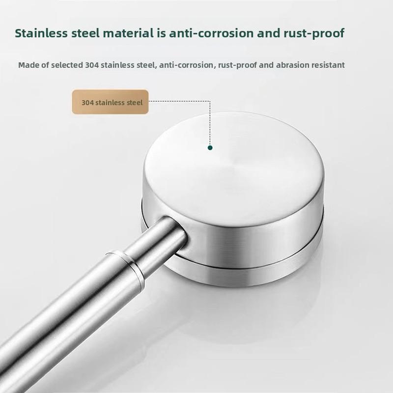 304 Stainless Steel Pressurized Shower Head, Little Waist Bathroom Pressurized Shower Head Hose Set