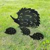 Ccnzzitsht Metal Garden Stakes Set of 4 Garden Ornament Animal Garden Decoration Outdoor Lawn Decorative Garden Accessories