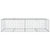 VidaXL Gabion Basket with Lid 200x100x50 Cm Galvanized Iron, Gabion Wall, Gabion Retaining Wall, Fence In 3295179