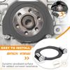 Crank Seal Serpentine ქამარი დამცავი აქსესუარი BMW 528i 335i 135i br3 S55 N54 N55 N52 7075 Aviation ალუმინის შენადნობის