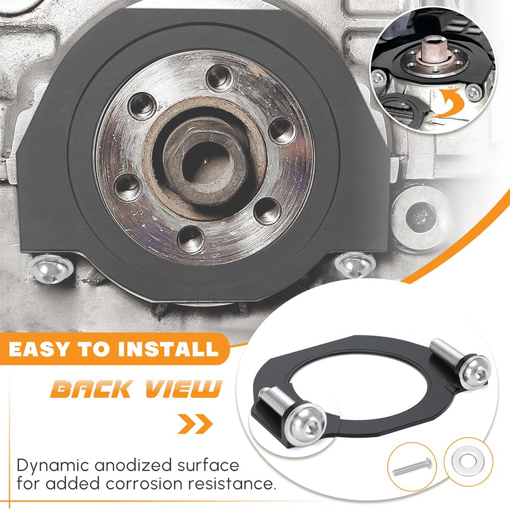 Crank Seal Serpentine ქამარი დამცავი აქსესუარი BMW 528i 335i 135i br3 S55 N54 N55 N52 7075 Aviation ალუმინის შენადნობის