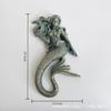 New Product Creative Nautical Bohemian Ocean Mermaid Art Statue Decorative Resin Wall Hanging, Pendant