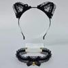 Cat Ear Bell Headband & Hairpin Set - Festive Headdress