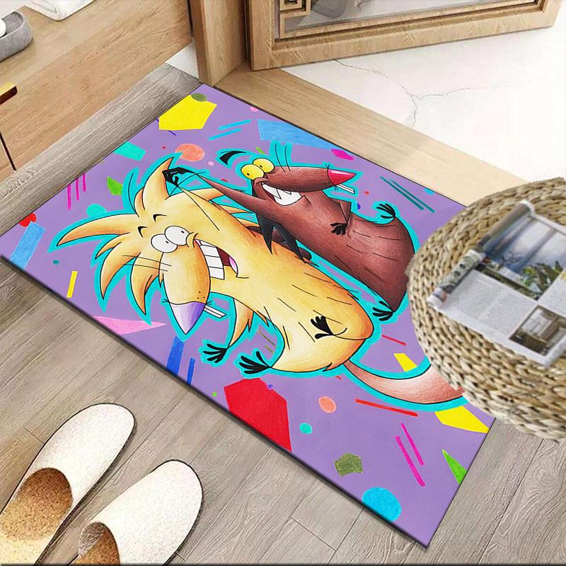Angry Beavers Adventure Carpet, Kitchen Rugs, Yoga Mat, Non-Slip Mats, Rug for Bathroom, Living Room bedroom, Camping Rugs Christmas Gift
