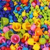 Children Puzzle Kids Peg Board 295 Pegs Early Educational Toys Creative Mosaic B