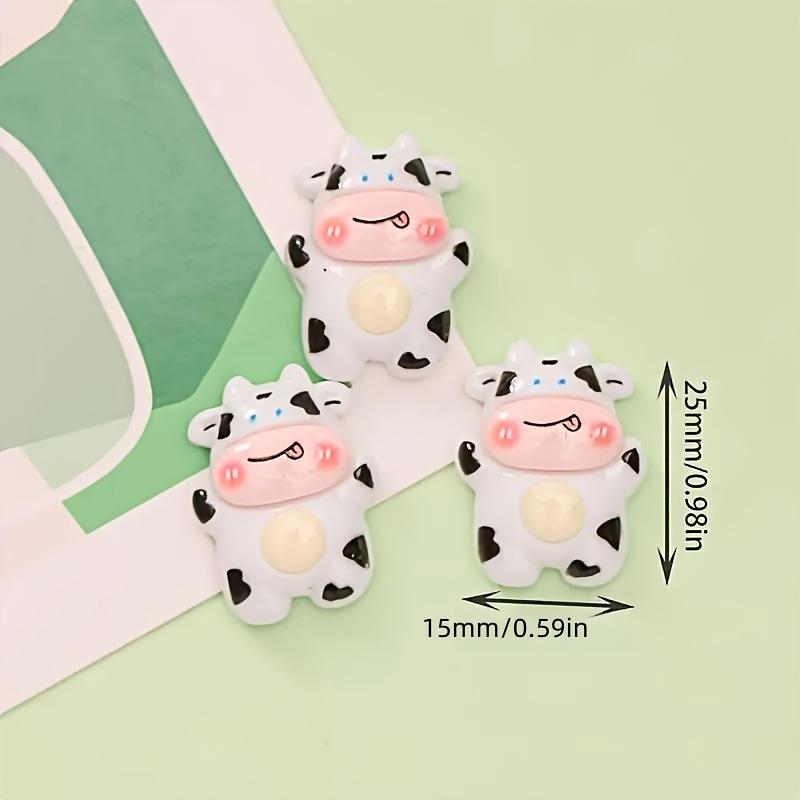 5-teiliges Set entzückender Cartoon-Kuh-Kühlschrankmagnete - Perfekt für Küchen- und Bürodekoration, Whiteboards, Spinde und Geschirrspüler