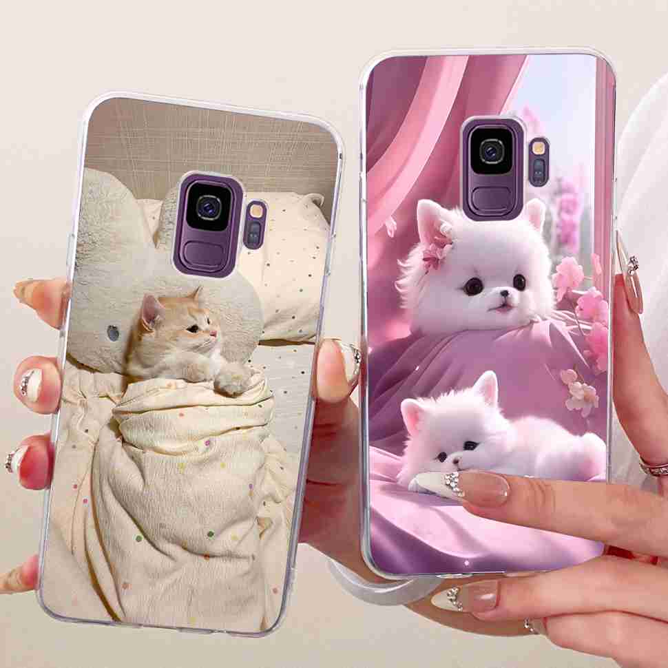 Protective Cases For Samsung Galaxy S9 Plus Soft Silicone Back Cover For Samsung S9Plus S9+ Summer Fresh Butterfly Shell Capa