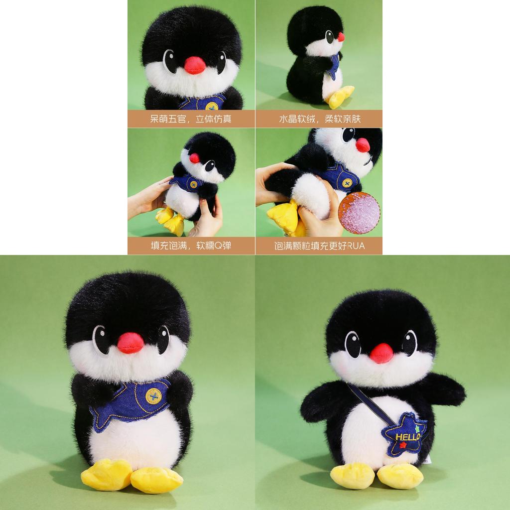 Little Q Penguin Plush Toy With Ultra Soft Polyester Filling For Baby And Kids Sleep Comfort