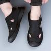 Handmade Mesh Hollow Breathable Sandals Men's 2025 Summer Popular Beach Shoes Men's Daily Casual Hollow Men's Shoes